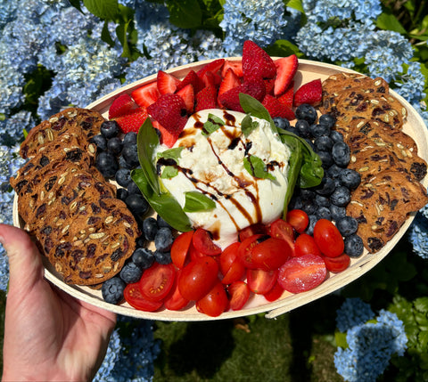 Spring Burrata Board