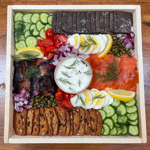 Smoked Salmon Brunch Board
